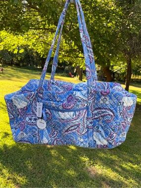 Vera Bradley Disney Cinderella Large Travel Duffel NWT